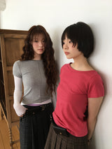 エネクルーネックTシャツ (4color)