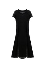 WITTY KNIT ONE-PIECE / BLACK