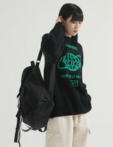 Multi Pocket String Backpack