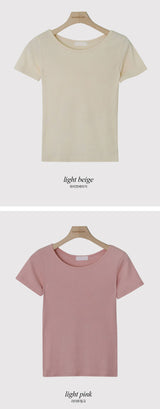 シンプル＆ベーシックショートスリーブtシャツ