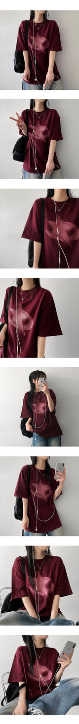 ライトボクシースター半袖Tシャツ