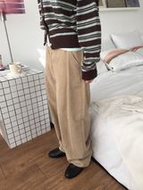 メイリーコーデュロイカラーワイドパンツ（5c）
