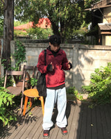 Seersucker Zip-up Jacket
