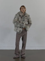 LINE BOOTCUT PANTS / MOCHA