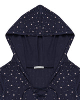 Floral Hoodie (Navy)