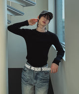 Howdy Muscle Fit Ribbed Knit