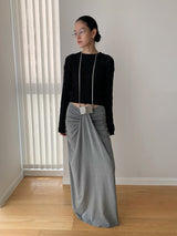 Baby Blue Twisted Long Sleeve Knitwear