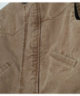 ハードキャンバスウエスタンベスト [ BEIGE ]