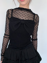DOT SEE-THROUGH T-SHIRTS