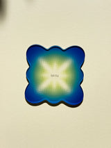 Tepid Blue Lemon Tea Acrylic Coaster