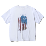 リバティ ブラッシュ Tシャツ (White)