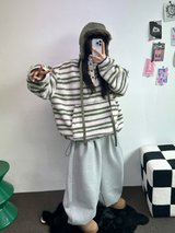 SWEAT BALLOON BACK POINT LONG PANTS🤎🖤🩶3COLOR