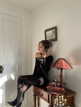 Ribbon velvet choker
