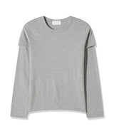 カットアウトレイヤードTシャツ