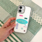 [MADE] [Glossy Glass Silver Bumper Case] 四つ葉のクローバーを見つけた!
