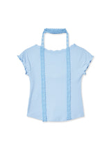 レースscTシャツ (sky blue)