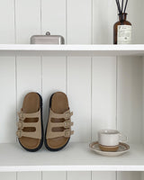 Nelly buckle slippers