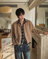 25FW★ [LANARCH] Destroyed Check Shirt