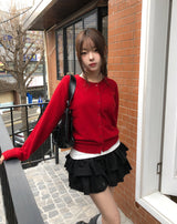Eki Tiered Cut Mini Skirt