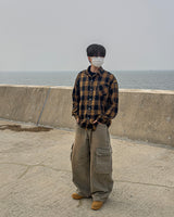 Retro Air Oversized Fit Check Shirt