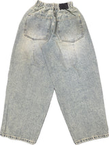 バイカーパッチデニムパンツ – M, L (3 Colors)