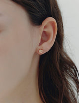 26SS★ H Edition Silver Pillow Earrings