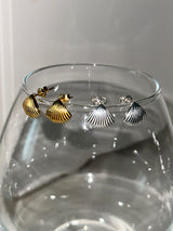 [925silver] Mini clam earring (2color)
