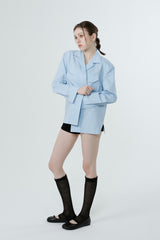 ツイルフェイデッドシャツ_LIGHT BLUE