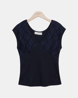 Cherryver Lace Short Sleeve T-Shirt