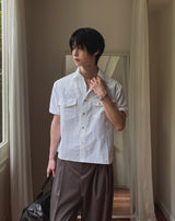 NT Nylon Two-Pocket Snap Short Sleeve Shirt