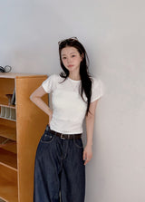 HT Basic Round Short Sleeve T-Shirt (6color)