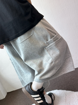 Back Square Cargo Rivet Bermuda 3 Color