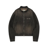 ウォレットデニムジャケット / Vintage black