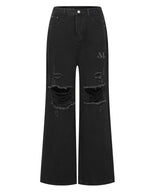MOVA WASHING DAMAGE DENIM PANTS (3COLOR)