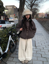 [Brushed Lining] アカン裏起毛ワイドトレーニングバンディングパンツ