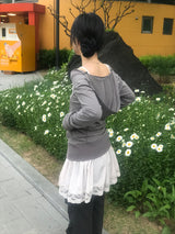 moodfit off-shoulder zip-up