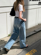 [BELLIDE MADE] Ocean Wide Denim Pants