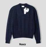 Beark Crop Cable Knit