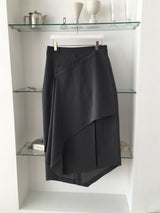 Three button drape skirt