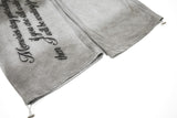 Dark Cross Graphic Wide Pants