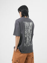 ピクトバックレタリングTシャツ 3color