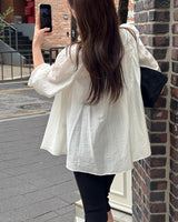 Vantine shirring blouse