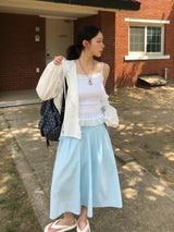 Romantic Frill Sheer Summer Hoodie (2c)