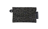 Simple Card wallet _Leopard Dark