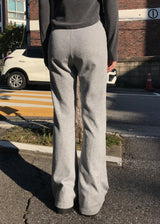  RIB BOOTCUT SWEAT PANTS