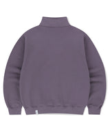 ARCH LOGO APPLIQUE HALF ZIP-UP SWEATSHIRT
