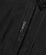 WASHED FAUX LEATHER BLOUSON