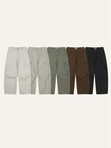 LMN Millet Curved Cargo Wide Pants (5 colors)