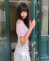 エララグランワンショルダーロングスリーブTシャツ