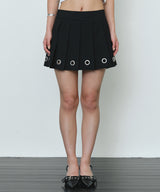 eyelet skirt (black)